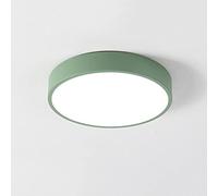 Nordic Human Body Radar Sensing LED Flush Mount Ceiling Light Fixture White Light 6000K18W Ceiling Lamp Frosted lamp Frame Ceiling Lighting for Corridor aisles,Hanging Light(Green,Small