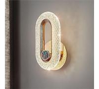 Nordic Indoor Wall Lamp LED, Champagne Finish Wall Light Fixture, Modern Wall Lamps & Sconces for Living Room, Bedroom, and Bedside, Contemporary Home Decor Lighting
