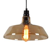 Nordic Industrial Style Pendant Light, E27 Base Flush Mount Chandelier, Personalized Glass Hanging Lamp Shade, Restaurant Living Room Balcony Decoration Light Fixtures