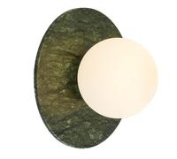 Nordic Industrial Style Wall Light, G9 Light Source Flush Mount Wall Lamp, Single Head Personality Marble Glass Wall Sconce, Restaurant Living Room Corridor Wall Mounted Light Fixtures