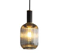 Nordic Industry Style, E27 Screw Single Head Glass Hanging Lamp, Flush Mount Ceiling Pendant Light, Bedroom Dining Room Kitchen Decoration Light Fixtures