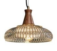 Nordic Industry Style Glass, E27 Screw Single Head Pendant Lamp, Flush Mount Ceiling Hanging Light, Living Room Bedroom Dining Room Decoration Light Fixtures