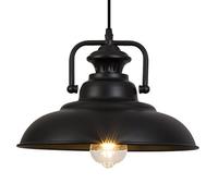 Nordic Industry Style Pendant Lamp, E27 Base Single Head Chaner, Creative Cap Metal Hanging Light, Living Room Dining Room Bar Decoration Light Fixtures