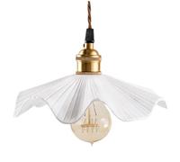 Nordic Industry Style Pendant Light, E27 Base Single Head, Personalized Ceramic Hanging Lamp Shade, Bedroom Dining Room Kitchen Decorative Light Fixtures