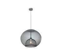 Nordic Iron Mesh Chandelier E27 Socket Fitting Hanging Lamp Industrial Wind Birdcage Pendant Lighting for Restaurant Creative Bar Table Lamp Hotel Showroom Droplight,Yellow