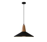 Nordic Kitchen Pendant Light Fixture in Green Breakfast Bar Ceiling Hanging Light Adjustable Hanging Height,with Wooden Decor 14in Pendant Lamp with Cord for Hallway, Dining Room
