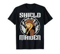 Nordic Lagertha's Viking Princess Warrior Shield Maiden T-Shirt