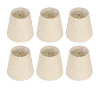 Nordic Lampshade E14 Chandelier Lampshade Fabric Wall Lamp Cover Easy Installation 6pcs Wall Lamp Shade Perfect for Home Decoration Accessory
