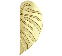 Nordic Leaf Cabinet Pulls Zinc Alloy Vintage Handles Ergonomic Grip Antique Copper Silver Black Black Bronze Fits 64mm Wardrobe Dresser Shoe Rack Bookshelf Storage Artistic Leaf De(B)
