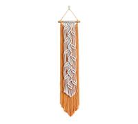 Nordic Leaf Woven Macrame Tapestry Hanging Boho Garden Tassel Wall Living Room Bedroom Home Hotel Decor A