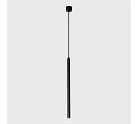 Nordic LED 5W Aluminum Long Tube Pendant Minimalist Chandelier Counter Ceiling Fixture Creative Bar Hanging Light for Living Kitchen Island Dining Room Hallway(White Light,50cm