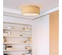 Nordic LED Ceiling Lamp Room Bedroom Linen Kitchen Chandelier for Living Aisle Loft Decor Corridor Round(Round 50cm,Cold White)