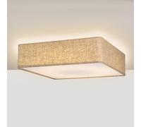 Nordic LED Ceiling Lamp Room Bedroom Linen Kitchen Chandelier for Living Aisle Loft Decor Corridor Round(Square 35cm,Cold White)