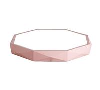 Nordic LED Ceiling Light Fixture - 3-Color Dimmable Recessed Lighting, Geometric Design Acrylic Flat Lamp for Bedroom, Living Room, Home Decor, Contemporary Illumination