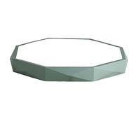 Nordic LED Ceiling Light - Recessed 3-Color Dimming Geometric Fixture, Creative Acrylic Flat Lamp for Bedroom, Living Room, Home Decor, Modern Lighting Solutions