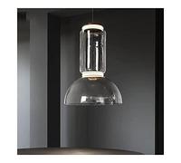 Nordic LED Clear Glass Globe Chandelier Pendant Light - Modern Ceiling Fixture for Dining Room, Kitchen Island, Breakfast Bar, Farmhouse Decor (Size: D*H40*53cm)