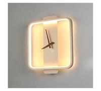 Nordic Led Wall Lamp Art Clock Design Light Creative Aisle Bedroom Living Room Background Wall Sconce Lighting,Simple