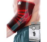 Nordic Lifting Elbow Compression Sleeves for Men & Women - Support for Pain Relief, Tendonitis, Golfer's & Tennis Elbow - Weightlifting Brace for Workout, Arm & Joint Recovery