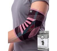 Nordic Lifting Elbow Compression Sleeves for Men & Women - Support for Pain Relief, Tendonitis, Golfer's & Tennis Elbow - Weightlifting Brace for Workout, Arm & Joint Recovery