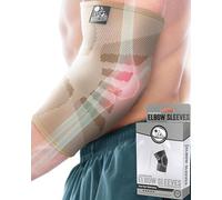 Nordic Lifting Elbow Compression Sleeves for Men & Women - Support for Pain Relief, Tendonitis, Golfer's & Tennis Elbow - Weightlifting Brace for Workout, Arm & Joint Recovery