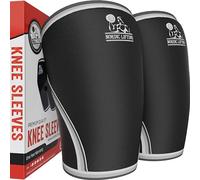 Nordic Lifting Knee Sleeves (1 Pair) Support & Compression for Weightlifting, Powerlifting & Cross-Training - 7mm Neoprene Sleeve for Injury Prevention and Best Squats - Both Women & Men