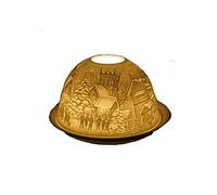 Nordic Lights Xmas Twilight Candle Shade and Plate