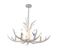 Nordic living room chandeliers restaurant clothing store art foreground power lights white antlers chandelier creative American village