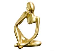 Nordic Luxury Decorative Resin Figurine Unique Art Piece for Enhancing Your Home's Interior Design (Gold A)