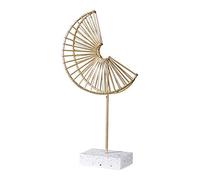Nordic Metal Maple Leaf Model Abstract Sculpture Home Decoration Accessories Modern Iron Statue for Decorative Office Desk Decor