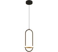 Nordic Minimalist Pendant Ceiling Light Fixture Modern Lighting Tri-Colour Changing 21W LED Lamp Fixtures for Dining Living Room Bedroom Kitchen Hanging Lamps Black