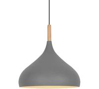 Nordic Minimalist Pendant Lighting Fixture Single Head Hanging Light Personalized Bar Chandeliers Design for Restaurants, Shopping Malls, Homes, Dining Rooms(Gray,42 * 42cm)