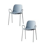Nordic Minimalist Stackable Dining Chair Hollow Design Armchair for Cafe Kitchen Indoor & Outdoor Use - Modern Comfort & Space-Saving Solution