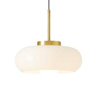 Nordic Minimalist Style Glass Hanging Lamp, Flush Mount Ceiling Pendant Light, E27 Screw Single Head Chandelier, Bedroom Living Room Kitchen Island Decoration Light Fixtures