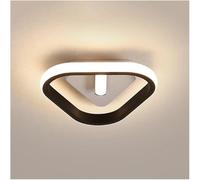 Nordic Minimalist Triangle Ceiling Light,Modern Geometric Flush Mount Bedroom ，Indoor Home Close to Lamp,Three-Color Mode Hallway Entryway Decor Fixtures