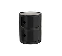 Nordic Modern Bedside Cabinet with 2/3/4 Tier Storage Chest Drawers Sliding Door Plastic Nightstand for Bedroom Furniture