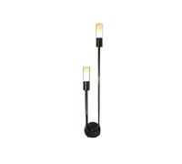Nordic Modern Black Gold Wall Lamp - Antique Brass Long Line Dressing Table Light for Bedroom, Living Room, Bathroom, Corridor, Hotel Decor.