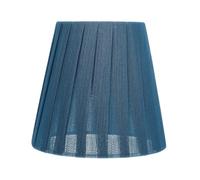 Nordic Modern Blue Fabric Lampshade Clip on Wall Lights