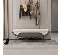 Nordic Modern Entryway Shoe Bench & Bed End Storage Stool Stylish Shoe Rack for Bedroom & Hallway SpaceSaving Changing Stool Perfect for Organizing Footwear