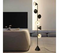 Nordic Modern LED Floor Lamp - Luxury Decorative Standing Light for Living Room Bedroom Study Villa & Hotel - Creative Fashion Design (Style 74)