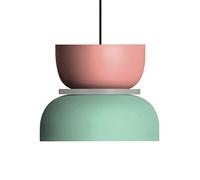 Nordic Modern Macaron Pendant Light Fixtures Creative Ceiling Hanging Light Art Deco Pendant Lighting Chandelier for Restaurant Cafe Kitchen Island Living Room Bedroom (F)
