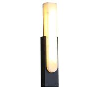 Nordic Modern Marble Wall Sconce, Rectangle Wall Mounted Light 12W LED Wall Lamp, 50cm Minimalist Wall Lights for Bedroom Living Room Vanity Hallway - 3 Color