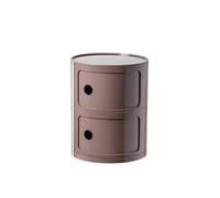 Nordic Modern Nightstand with Drawers & Sliding Door - Stylish 2/3/4 Tier Bedside Cabinet for Bedroom Storage Round Plastic Nightstand Unit