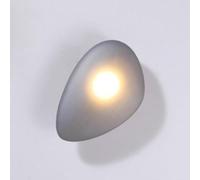 Nordic Modern Oval LED Wall Sconce - Contemporary Minimalist Glass Light for Bedroom, Hallway & Living Room Decorative Wall Lighting