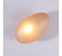 Nordic Modern Oval LED Wall Sconce - Contemporary Minimalist Glass Light for Bedroom, Hallway & Living Room Decorative Wall Lighting