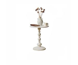 Nordic Modern Simple Iron Coffee Table Small Round Sofa Side Table for Living Room & Balcony Minimalist Design Ideal for Cozy Spaces