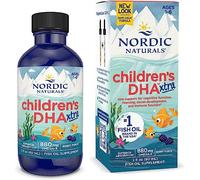 Nordic Natural Children’s DHA Xtra, Berry Punch - for Kids - 880 mg Total Omega-3s with EPA & DHA - Cognitive & Immune Function, Learning, Social Development - Non-GMO- 60ml