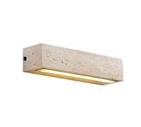 Nordic Natural Stone Square Wall Sconce Rectangular Wall Light Retro Outdoor Indoor Are Available Waterproof Wall Lamps Japanese Wabi-sabi Wind Staise Entrance Balcony Bathroom Wall Light