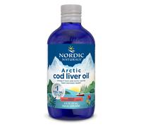 Nordic Naturals Arctic Cod Liver Oil Strawberry - 8 oz - 1060 mg Total Omega-3s with EPA & DHA - Heart & Brain Health Healthy Immunity Overall