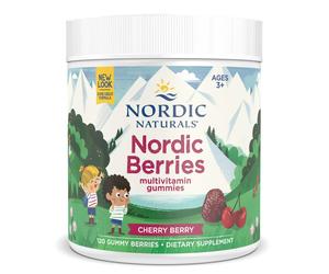 Nordic Naturals Berries Kids Multivitamin Gummies Cherry Flavour - 120 Gummy