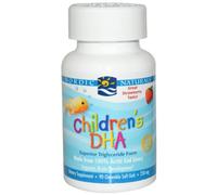 Nordic Naturals Children's DHA Capsules, 250 mg,Strawberry, 90-Count